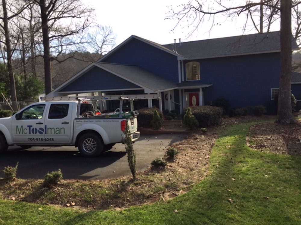 New roof installation in Lake Wylie South Carolina.