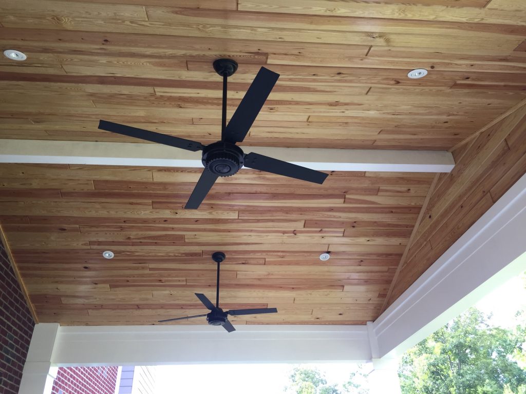 Covered Patio Tongue & Groove Ceiling